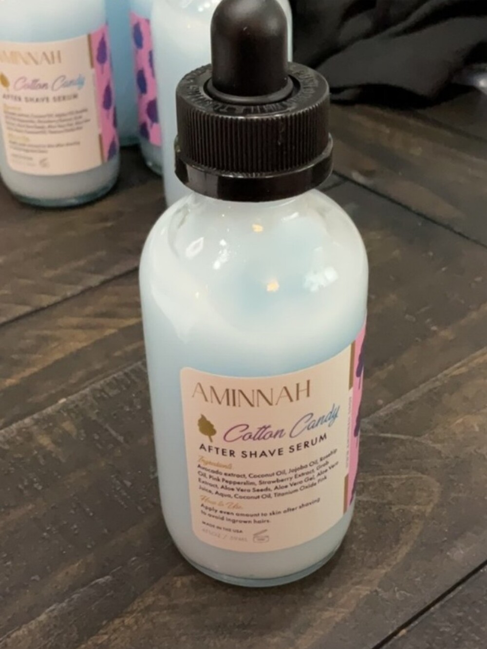 Aminnah-Cotton Candy After Shave Serum —🩵💜